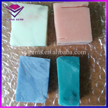 Factory Direct Sale Synthetic Luminous Gemstone Uncut Raw Material Price