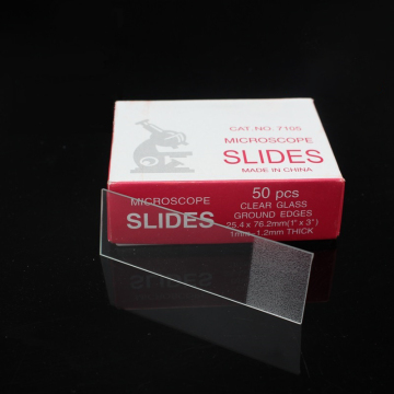 7105 Microscope slides Single End Frosted One Side