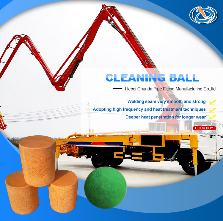 DN150 Medium soft Natural Sponge Concrete pump cleaning ball