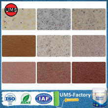 Liquid stone texture wall coating