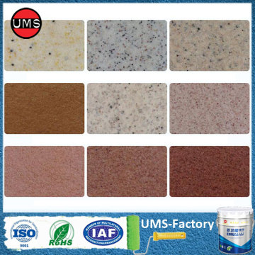 Liquid stone texture wall coating