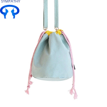 Custom lovely drawstring bag hand bag