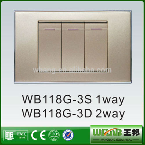 3 Gang 1 Way Wall Switch