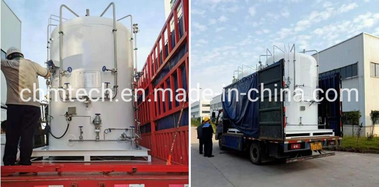 Micro Bulk Systems Liquid Gas Vertical Steel Storage Tank