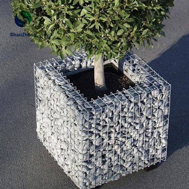 Welded gabion basket for garden wall gabion beach