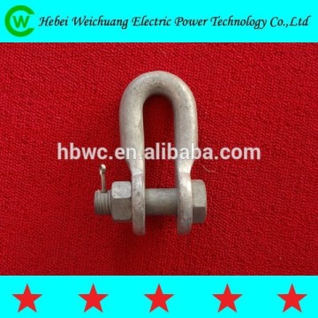 Hex ring nut lifting shackle/U shape shackle/dee shackle hardware