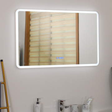 Square Bathroom Mirror Lighted Led Mirror For Makeup