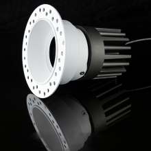 12W Square Round Optional Trimless Adjustable LED Downlight