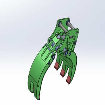 Durable log grapple for Multiple working conditions