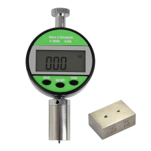 Shore A Hardness Tester with Calibration Block