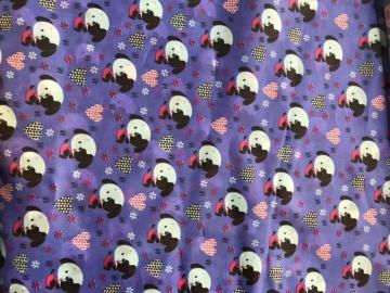 Multi-pattern Satin Printed Fabric