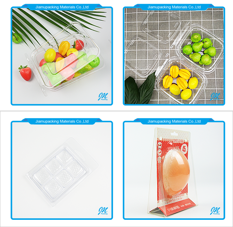 Jiamupacking OEM Plastic Fruit/Vegetable Clamshell Punnet