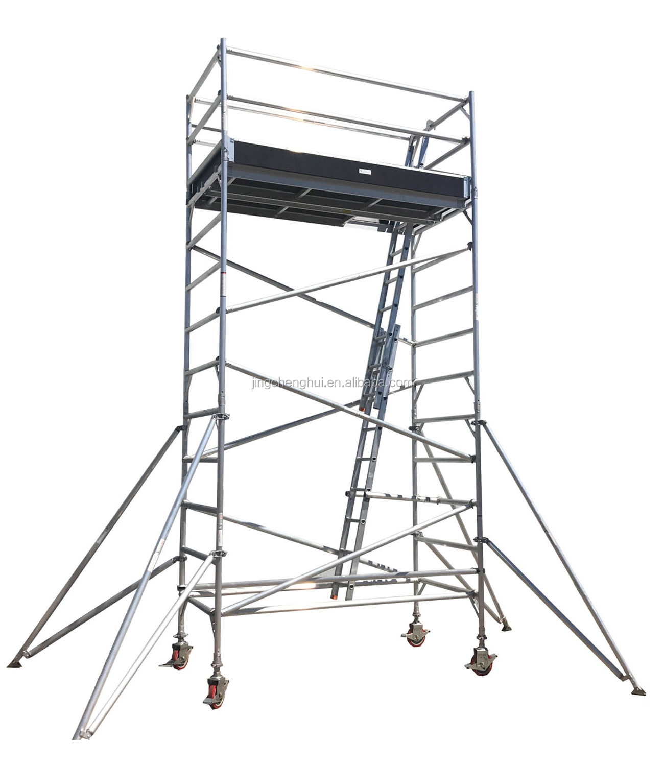 5m Aluminum Mobile Scaffold Tower With Double Width, High Quality 5m ...