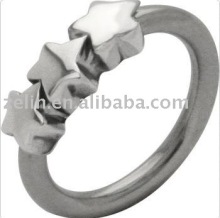 Stars designer closure BCR piercing jewelry