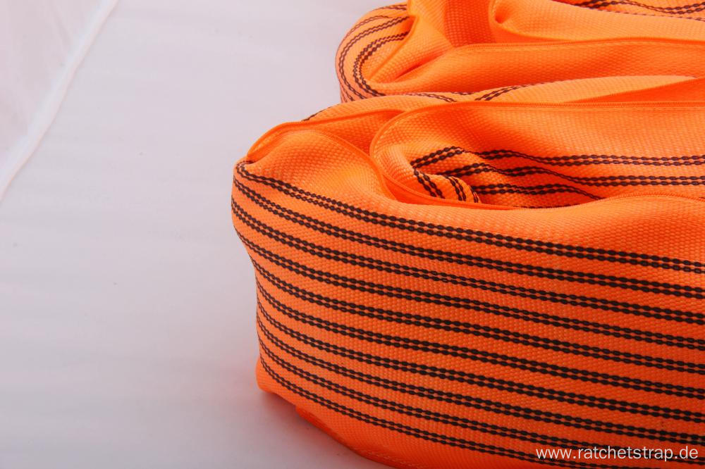 10 T Endless Crane Orange Polyester Round Sling