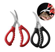 Seafood Shears Stainless Steel Fish Crab Lobster Shrimp Crayfish Scissors