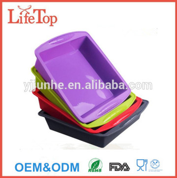 Wholesale Silicone Square Cake Pan Nonstick Loaf Baking Pan