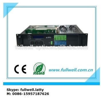 OEM 16 ports FTTH PON EDFA, WDM EDFA for triple play