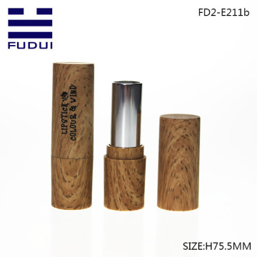 Bamboo spraying empty cosmetic lipstick tube case container