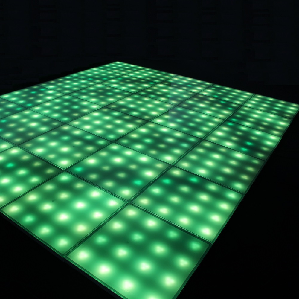 Երաժշտություն Ակտիվ գունագեղ DMX LED Dance Floor Light