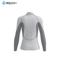 Seaskin Long Arm Neoprene Surfing Lady Wetsuit ด้านบน