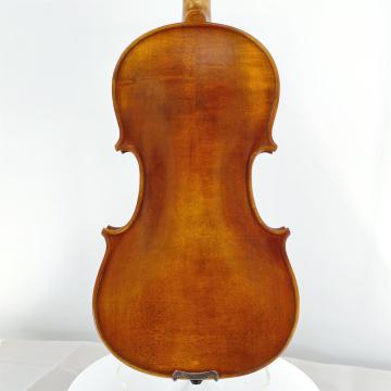 Violino de madeira maciça inflamado feito à mão para iniciantes