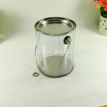 Good festival gift candy round tube small tin box