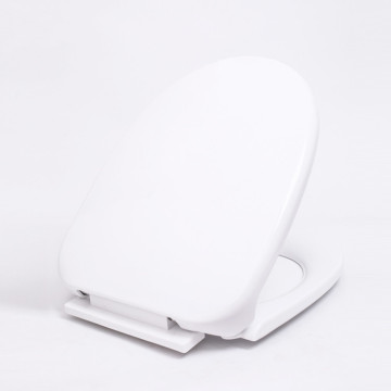 Asiento de inodoro de cubierta electrónica inteligente de plástico blanco