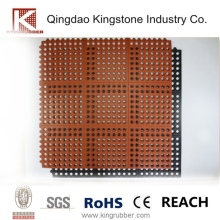 Interlocking rubber durable workshop matting