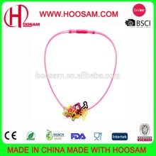 Fahion silicone silly necklace /popular cute silly necklace
