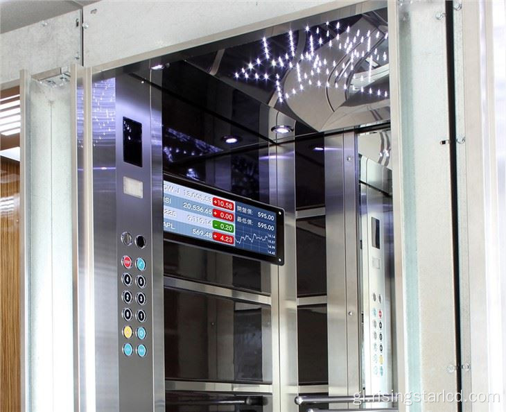 Visualización LCD de sinalización ultra ampla