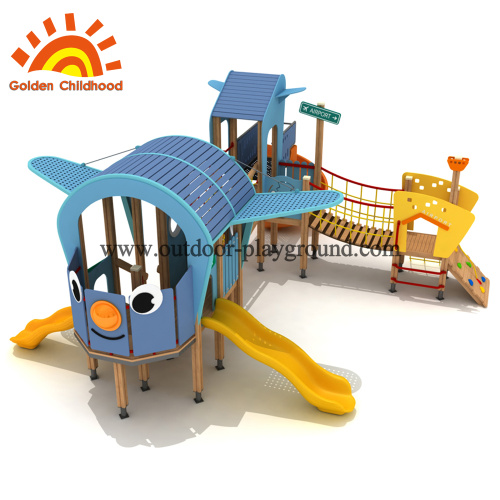 Castle playhouse playground outdoor halaman belakang