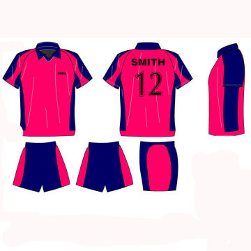 Sublimated Soccer Jersey And Shorts With Collar For School, Club, Teams, Leagues