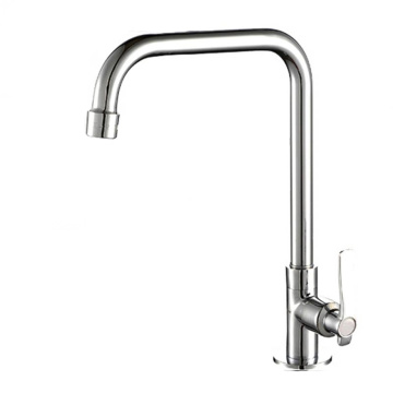 Single cold deck mounted Kitchen sink faucet