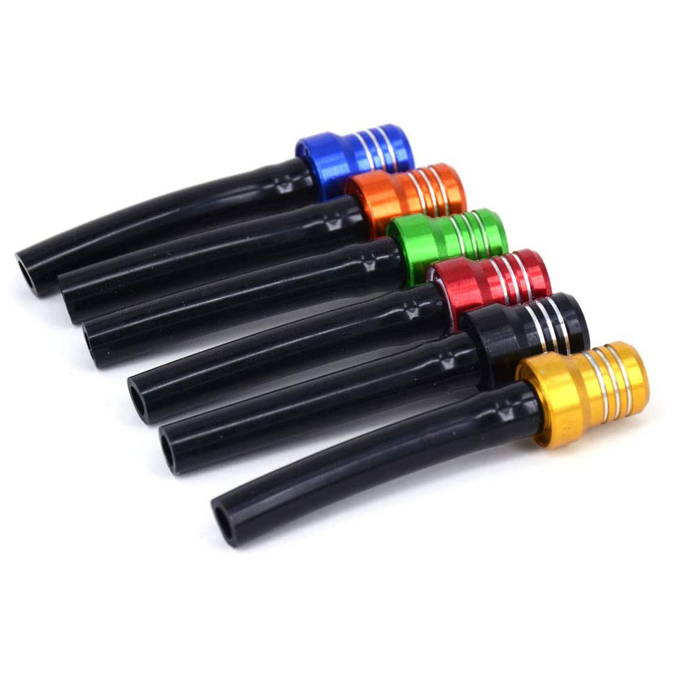 Breather Hose Gas Fuel Tank Cap Vent Hose Tube CNC Universal For Pit Dirt Bike Motorcycle Aluminum Fuel 6pcs Colorful