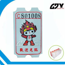 180g Lottery ticket for redemption machine/ amusement machine ticket /game ticket