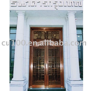 Copper & Glass Door