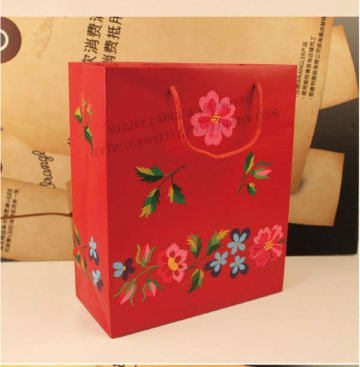 creative card paper bag for daily use goods