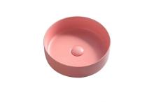 Color Ceramic Round Vessel Bathroom Sink