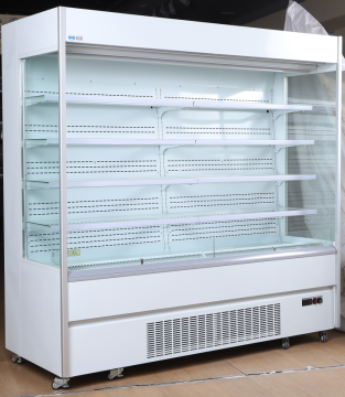Supermarket multideck open chiller for dairy and beverage