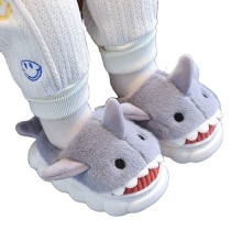 Hot Selling Kids Shark Slippers - Cute, Non-Slip Cotton Slippers for Boys