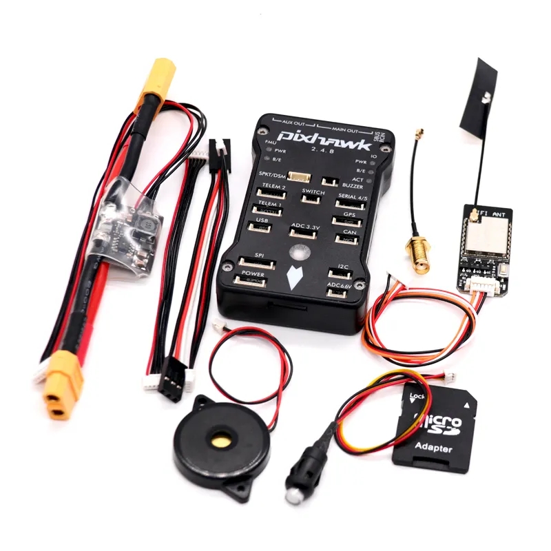 Pixhawk WIFI V2.0 Module PX4 PIX 2.4.8 32 Bit Flight Controller Autopilot 4G TF Safety Switch Buzzer