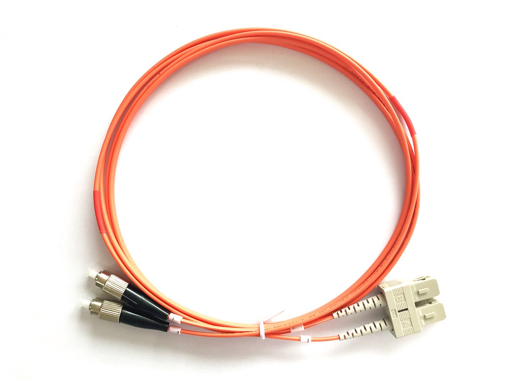 SC UPC-FC UPC deplex OM2 mm patch cord