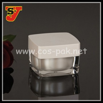 Skin Care Cream Use and Plastic Body Material acrylic jars for cosmetics