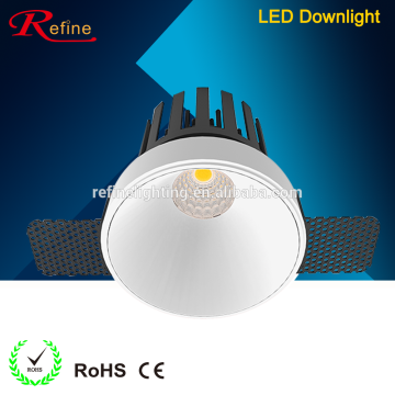 High quality ceiling led down lightings 9w 15w 20w/dimmable led downlight