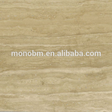 TURKEY TRAVERTINE OF NATURAL MARBLE TILE WITH WHITE OR YELLOW COLOR