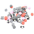 500g Mix Design Round Dot Grille Carrée Argile Arrose Pour Slime Matériaux Polymère Argile Tranche Artisanat Faire BRICOLAGE Nail Art