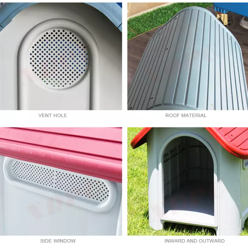 Plastic kennel dog house