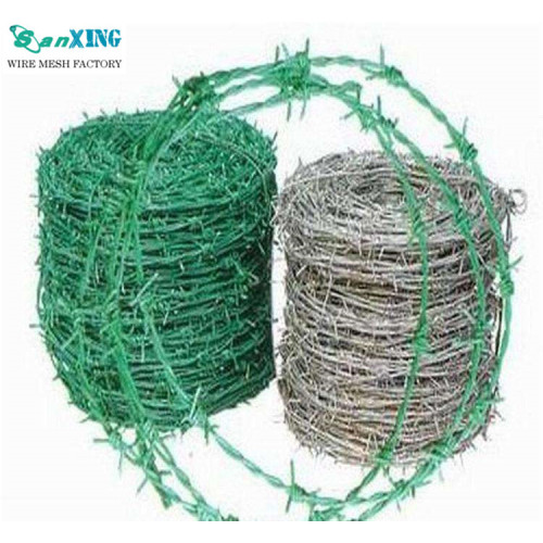 Hot dipped galvanized barbed wire, 70g/m zinc coated