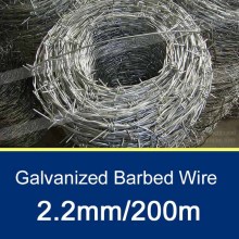 1.6mm-2.8mm Galvanized Barbed Iron Wire/Electro Galvanized Barbed Iron Wire/Hot Dipped Galvanized Barbed Iron Wire